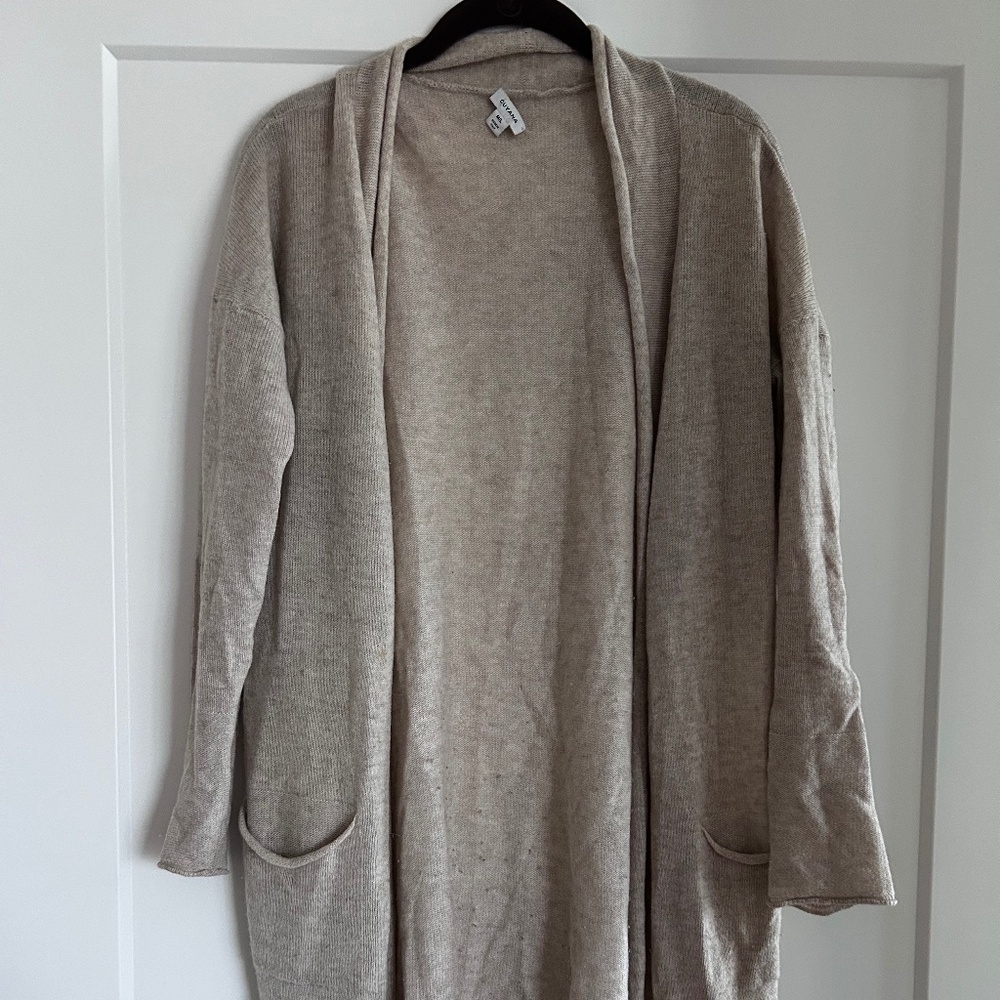 Cuyana Cashmere Cardigan (Well-Loved)